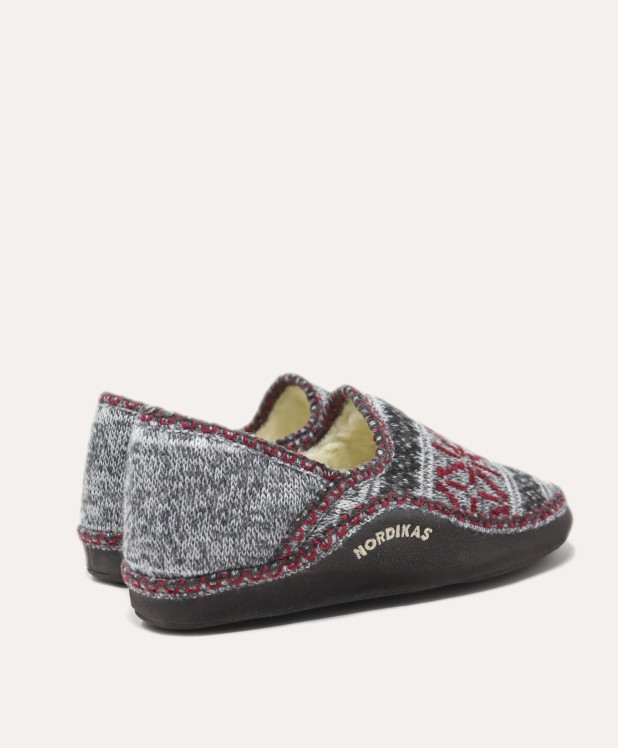 nordikas ZAPATILLAS DE CASA HOMBRE TEIDE GRIS Oferta exclusiva