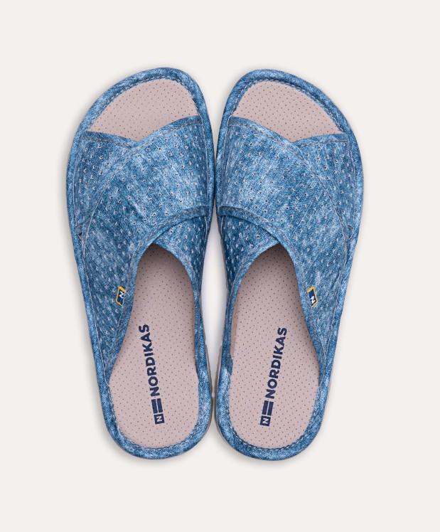 nordikas ZAPATILLAS DE CASA HOMBRE VAQUERO AZUL Descuento por venta flash