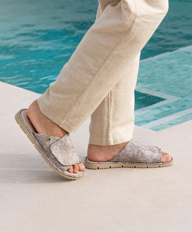 nordikas ZAPATILLAS DE CASA HOMBRE VAQUERO ARENA Ofertas especiales