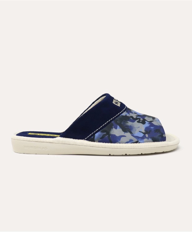 nordikas ZAPATILLAS DE CASA HOMBRE SAFARI AZUL Precio ultrabajo