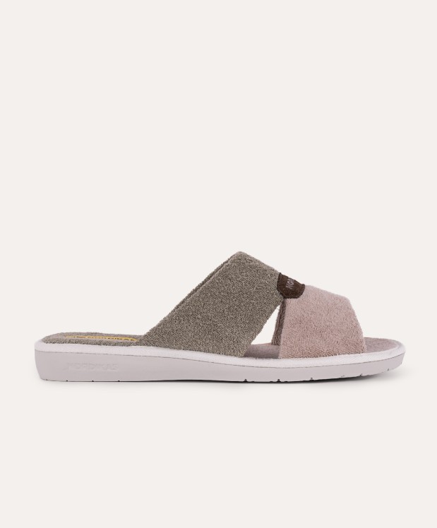 nordikas ZAPATILLAS DE CASA HOMBRE TOALLA ARENA KAKI En línea