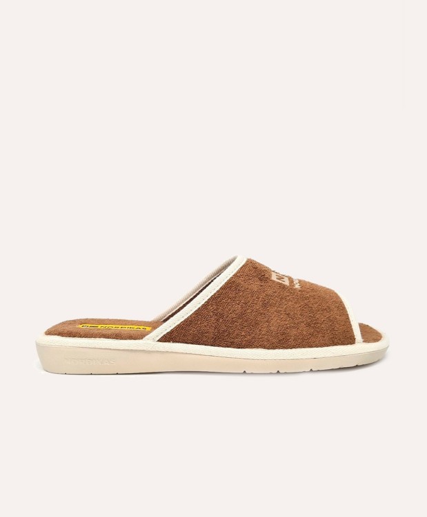 nordikas ZAPATILLAS DE CASA HOMBRE TOALLA MARRON Outlet