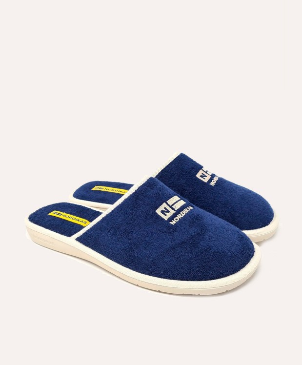 nordikas ZAPATILLAS DE CASA HOMBRE TOALLA MARINO Outlet online