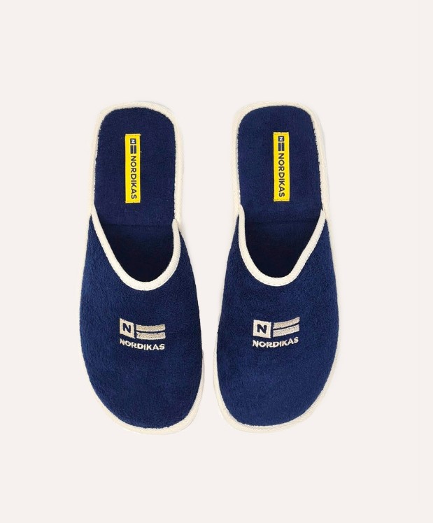 nordikas ZAPATILLAS DE CASA HOMBRE TOALLA MARINO Outlet online