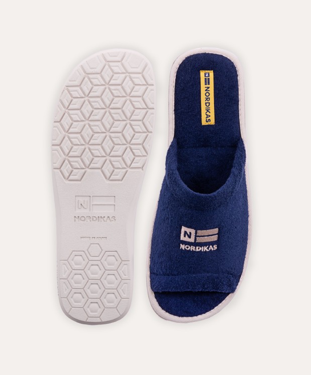 nordikas ZAPATILLAS DE CASA HOMBRE TOALLA MARINO Rebajas