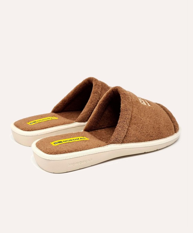 nordikas ZAPATILLAS DE CASA HOMBRE TOALLA MARRON Ofertas