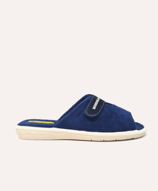 nordikas ZAPATILLAS DE CASA HOMBRE TOALLA MARINO En oferta