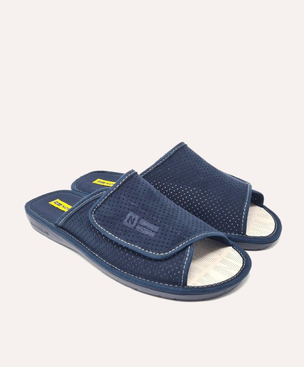 nordikas ZAPATILLAS DE CASA HOMBRE MICRO MARINO Rebajas baratas