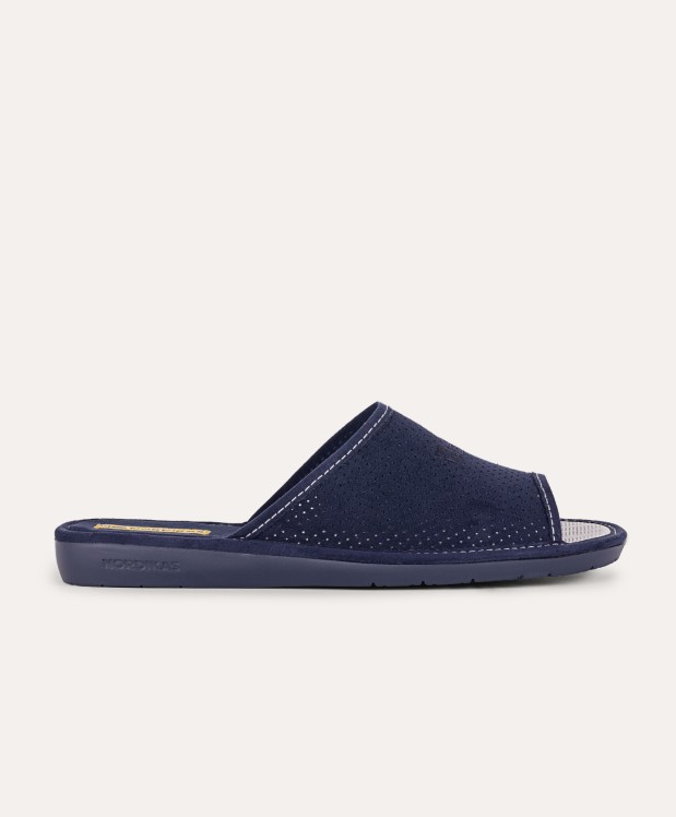 nordikas ZAPATILLAS DE CASA HOMBRE MICRO MARINO Ventas relámpago