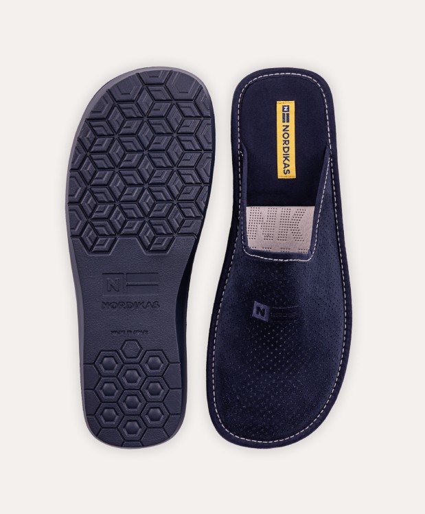 nordikas ZAPATILLAS DE CASA HOMBRE MICRO MARINO Mejor oferta