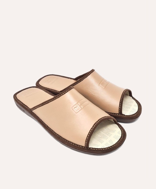 nordikas ZAPATILLAS DE CASA HOMBRE DUBLIN TAUPE Rebajas top