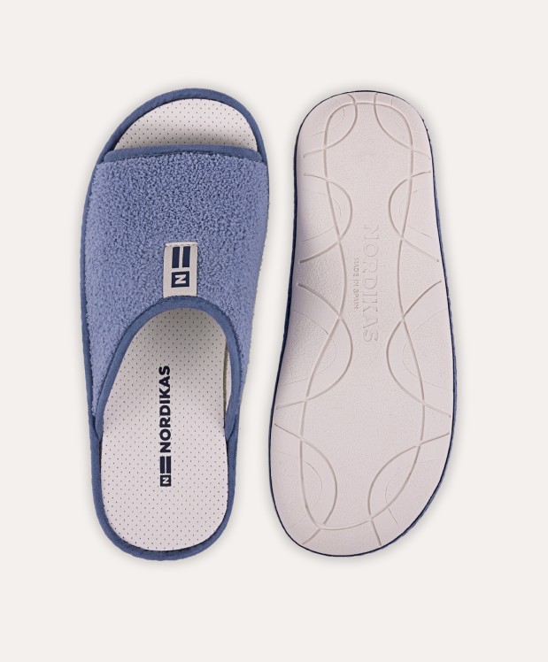 nordikas ZAPATILLAS DE CASA HOMBRE RIZO AZUL Precio de fábrica