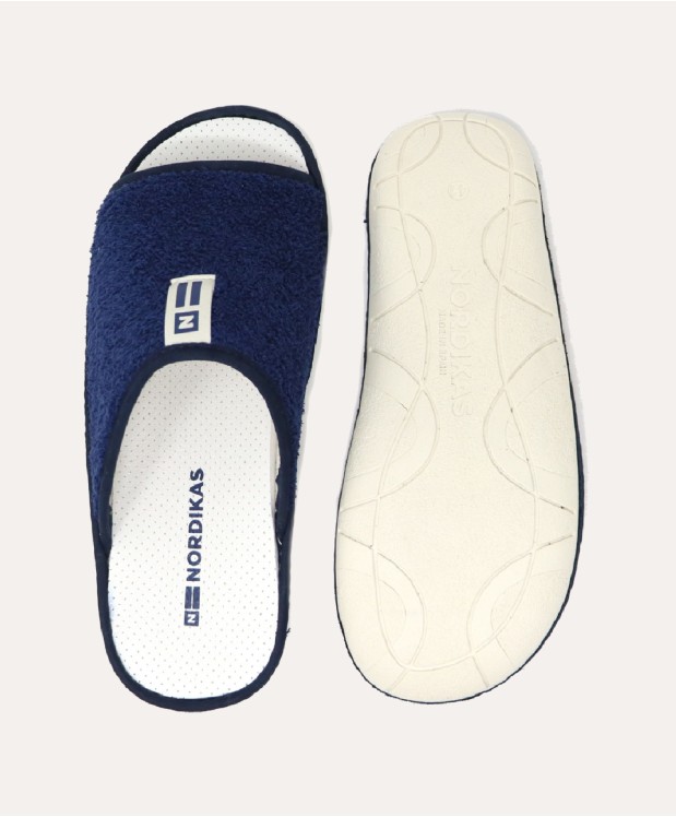 nordikas ZAPATILLAS DE CASA HOMBRE RIZO MARINO Promoción por tiempo limitado