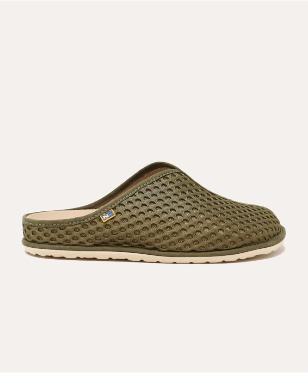 nordikas ZAPATILLAS DE CASA HOMBRE OVALO KAKI Envío internacional gratuito