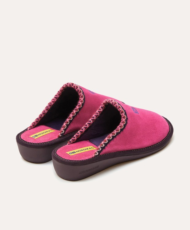 nordikas ZAPATILLAS DE CASA MUJER AFELPADO FRESA Ahorra y exporta