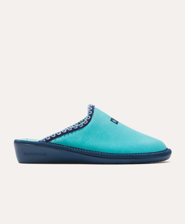 nordikas ZAPATILLAS DE CASA MUJER AFELPADO MENTA Libre de impuestos