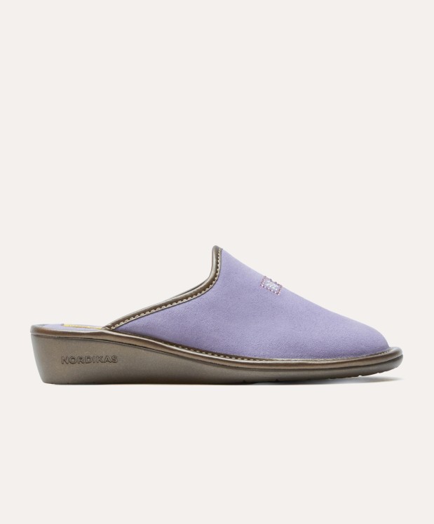 nordikas ZAPATILLAS DE CASA MUJER AFELPADO LILA Oferta exclusiva