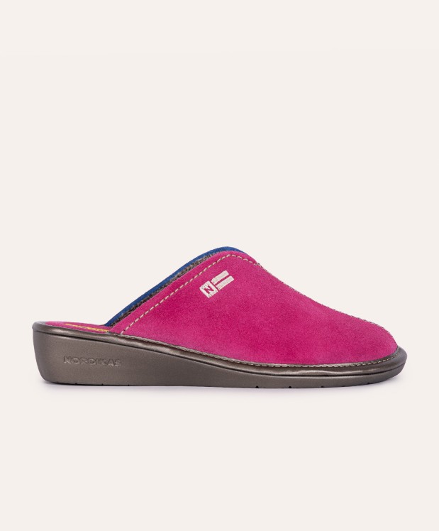 nordikas ZAPATILLAS DE CASA MUJER AFELPADO FRESA ZAFIRO Precio ultrabajo