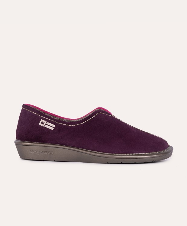 nordikas ZAPATILLAS DE CASA MUJER AFELPADO MORADO FRESA 2025