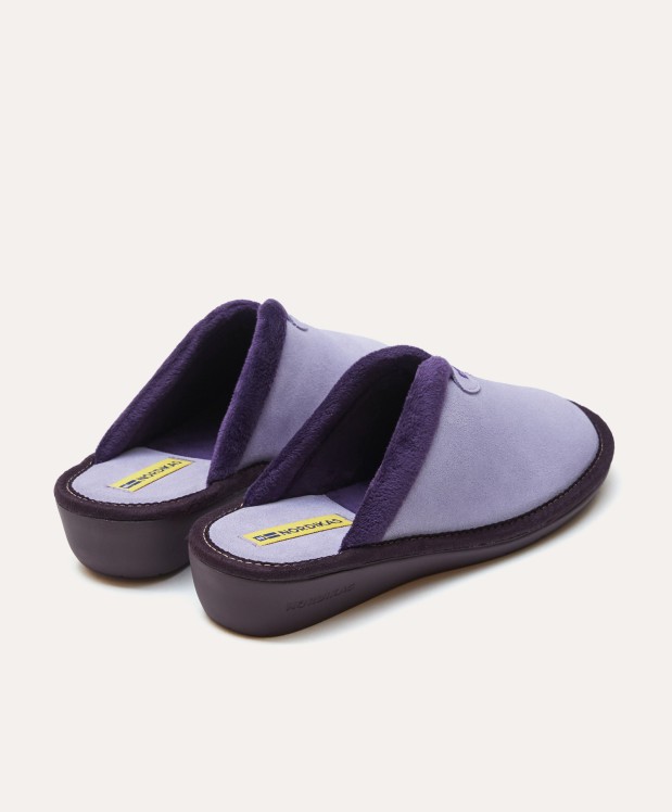 nordikas ZAPATILLAS DE CASA MUJER AFELPADO LILA Rebajas