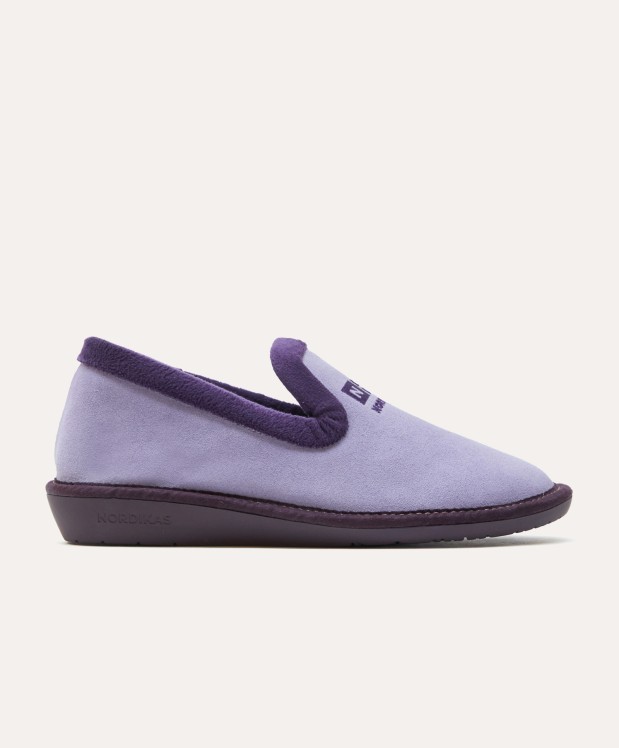 nordikas ZAPATILLAS DE CASA MUJER AFELPADO LILA Venta caliente