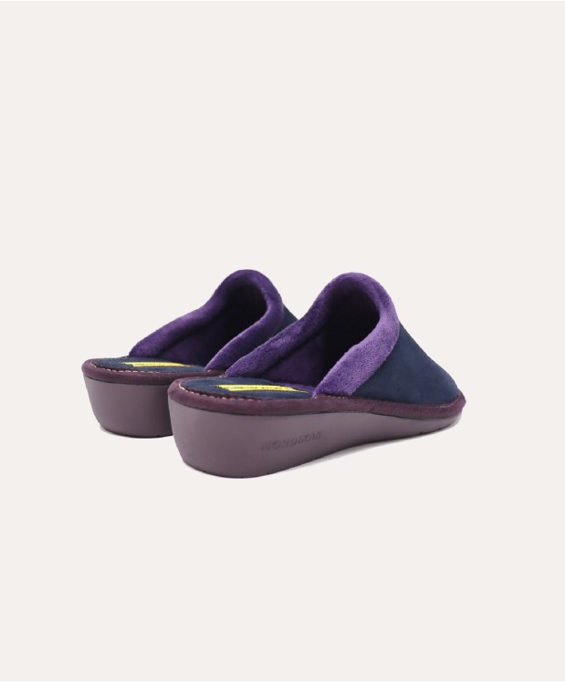 nordikas ZAPATILLAS DE CASA MUJER AFELPADO MARINO En oferta
