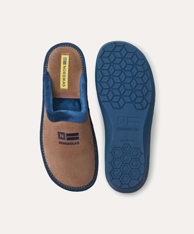 nordikas ZAPATILLAS DE CASA MUJER AFELPADO PIEDRA Rebajas baratas
