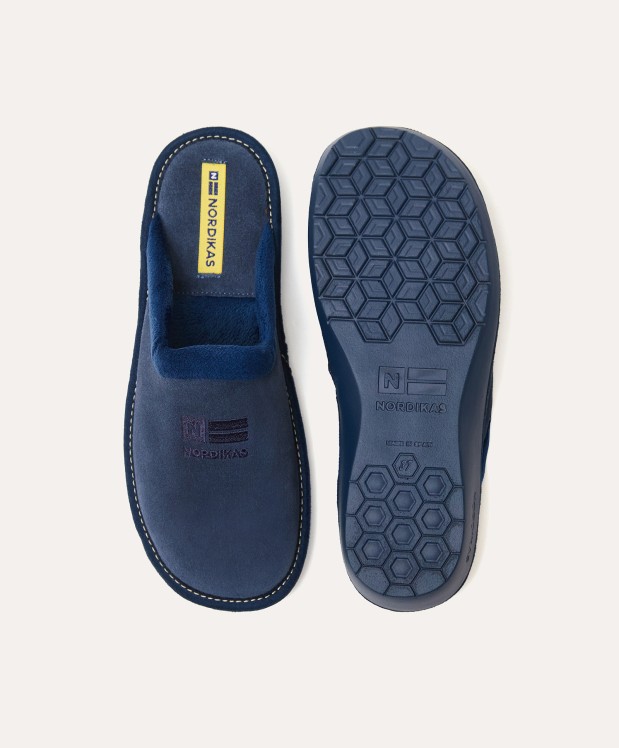 nordikas ZAPATILLAS DE CASA MUJER AFELPADO JEANS Ventas relámpago