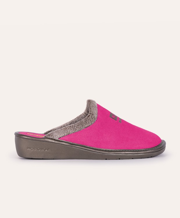 nordikas ZAPATILLAS DE CASA MUJER AFELPADO FRESA Rebajas online