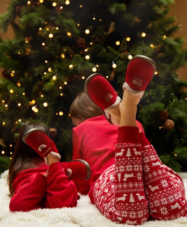 nordikas ZAPATILLAS DE CASA MUJER AFELPADO CEREZA Oferta especial