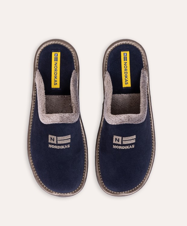 nordikas ZAPATILLAS DE CASA MUJER AFELPADO MARINO Envío gratis