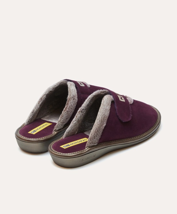 nordikas ZAPATILLAS DE CASA MUJER AFELPADO MORADO Solo hoy