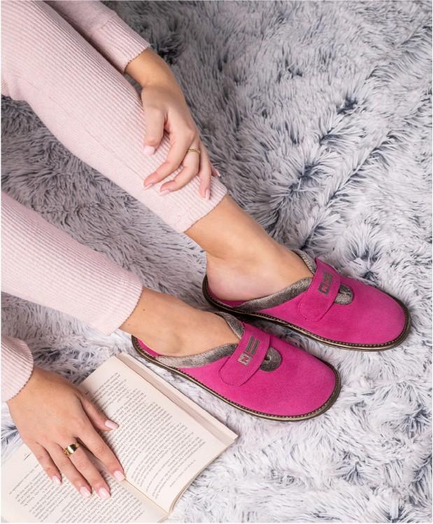 nordikas ZAPATILLAS DE CASA MUJER AFELPADO FRESA Oferta especial de fábrica