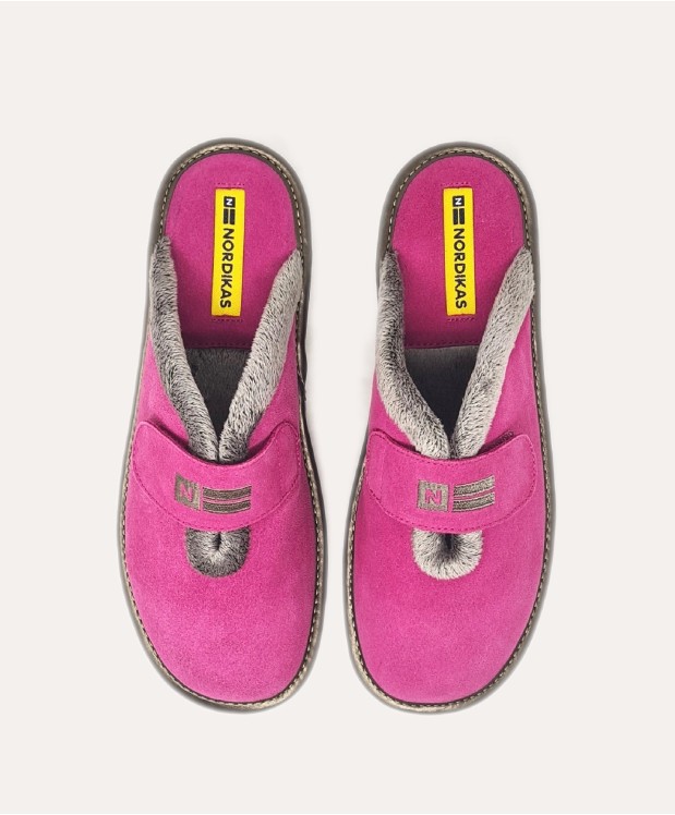 nordikas ZAPATILLAS DE CASA MUJER AFELPADO FRESA Oferta especial de fábrica