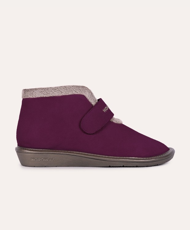 nordikas ZAPATILLAS DE CASA MUJER AFELPADO MORADO Superdescuento