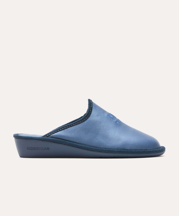 nordikas ZAPATILLAS DE CASA MUJER NACARADO AZUL PLOMO Tienda de fábrica
