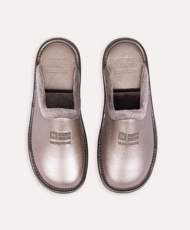 nordikas ZAPATILLAS DE CASA MUJER METALIC ONYX Precios de Black Friday