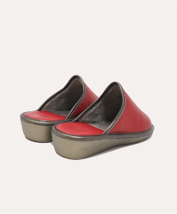 nordikas ZAPATILLAS DE CASA MUJER DUBLIN ROJO En oferta