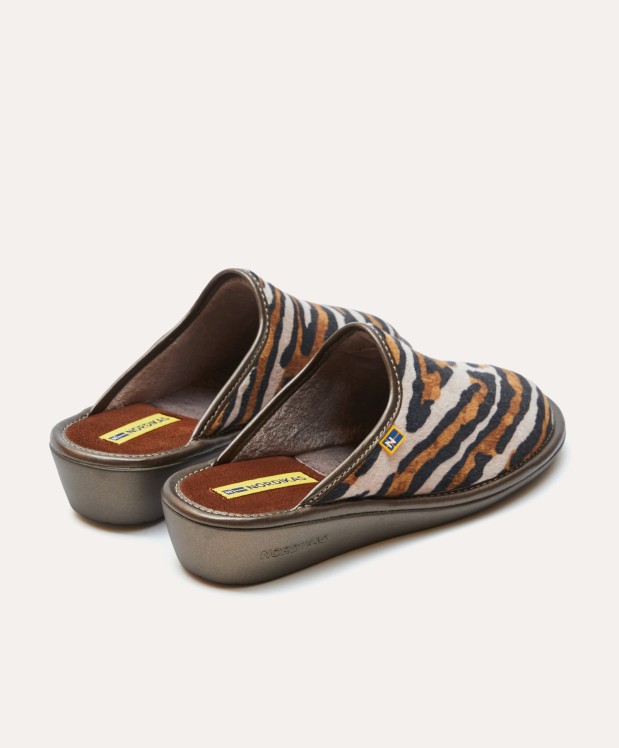 nordikas ZAPATILLAS DE CASA MUJER TANZANIA MARRON Oferta exclusiva