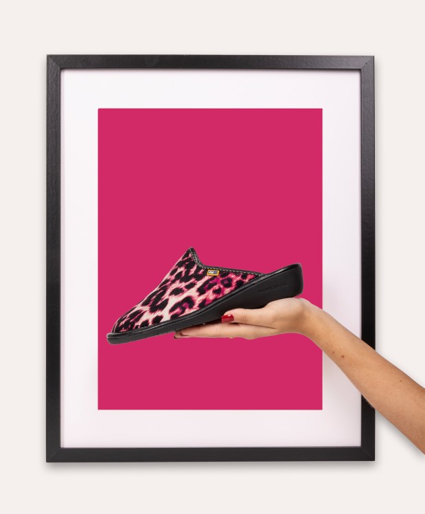nordikas ZAPATILLAS DE CASA MUJER LINCE FRESA Ofertas de temporada