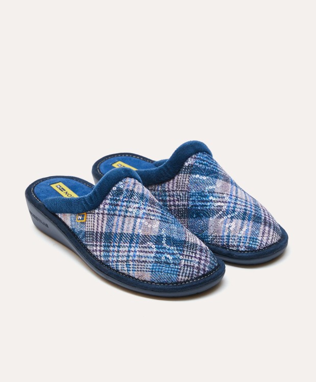 nordikas ZAPATILLAS DE CASA MUJER LONDON AZUL Precio ultrabajo