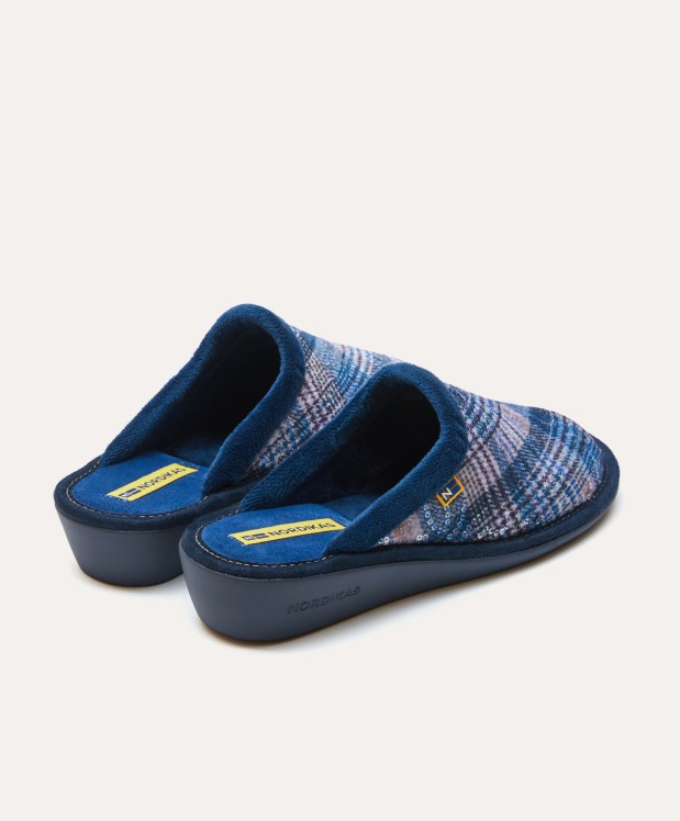 nordikas ZAPATILLAS DE CASA MUJER LONDON AZUL Precio ultrabajo
