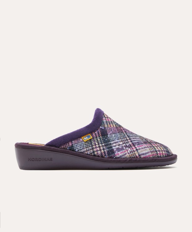 nordikas ZAPATILLAS DE CASA MUJER LONDON MORADO Devoluciones gratuitas