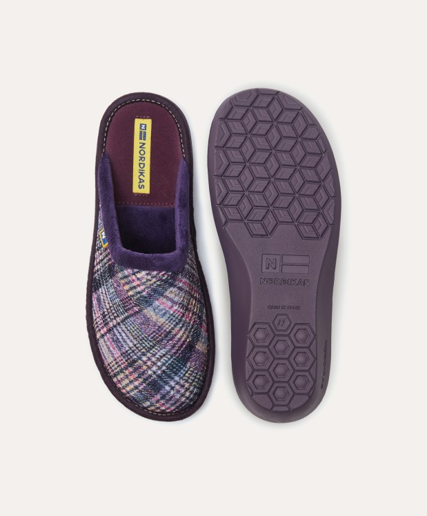 nordikas ZAPATILLAS DE CASA MUJER LONDON MORADO Devoluciones gratuitas