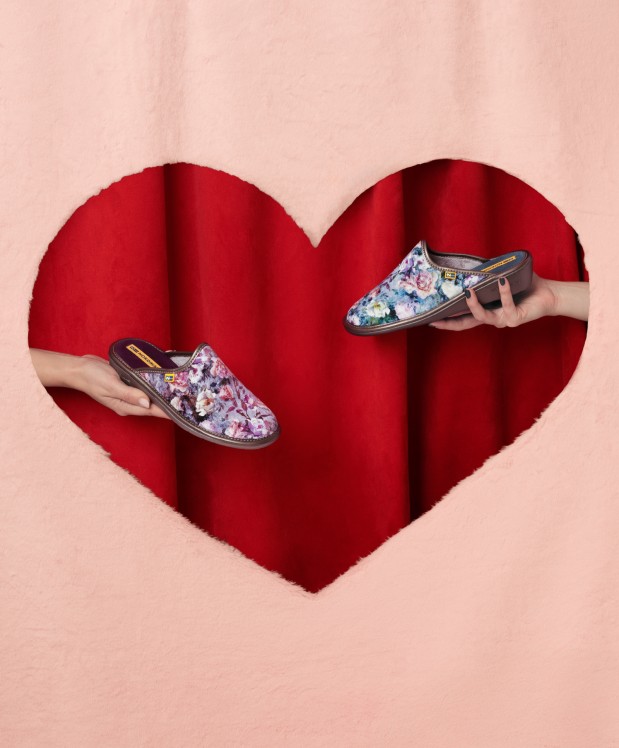 nordikas ZAPATILLAS DE CASA MUJER ROSAS JEANS 2025
