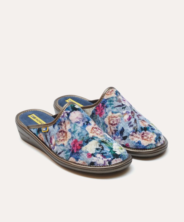 nordikas ZAPATILLAS DE CASA MUJER ROSAS JEANS 2025