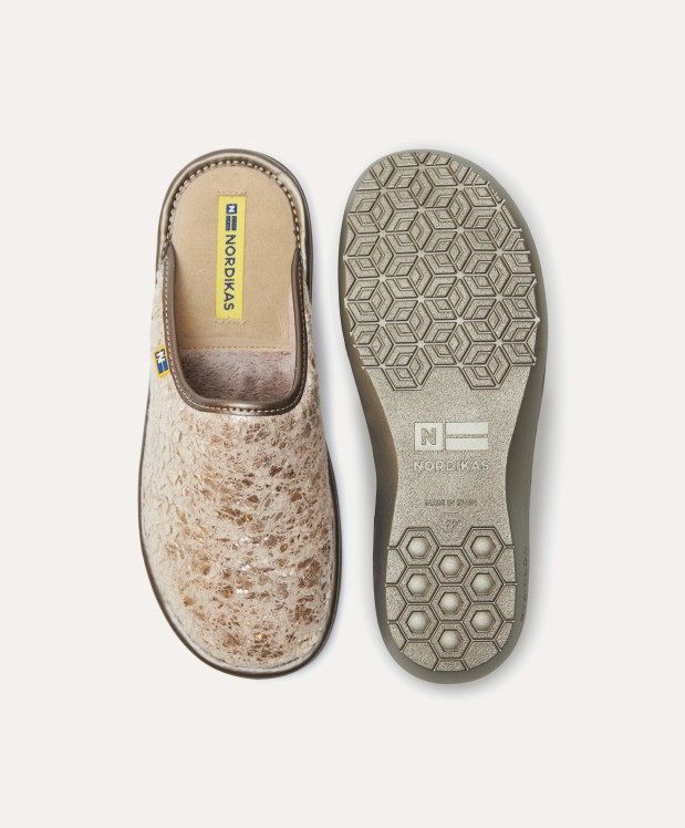 nordikas ZAPATILLAS DE CASA MUJER OSLO PLATINO Ofertas