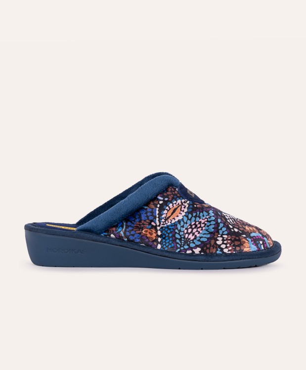 nordikas ZAPATILLAS DE CASA MUJER EDEN AZUL Rebajas de fábrica