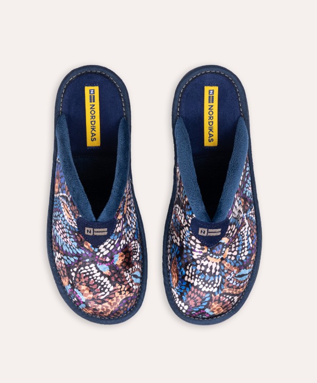 nordikas ZAPATILLAS DE CASA MUJER EDEN AZUL Rebajas de fábrica