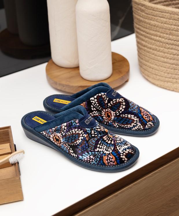 nordikas ZAPATILLAS DE CASA MUJER EDEN AZUL Rebajas de fábrica